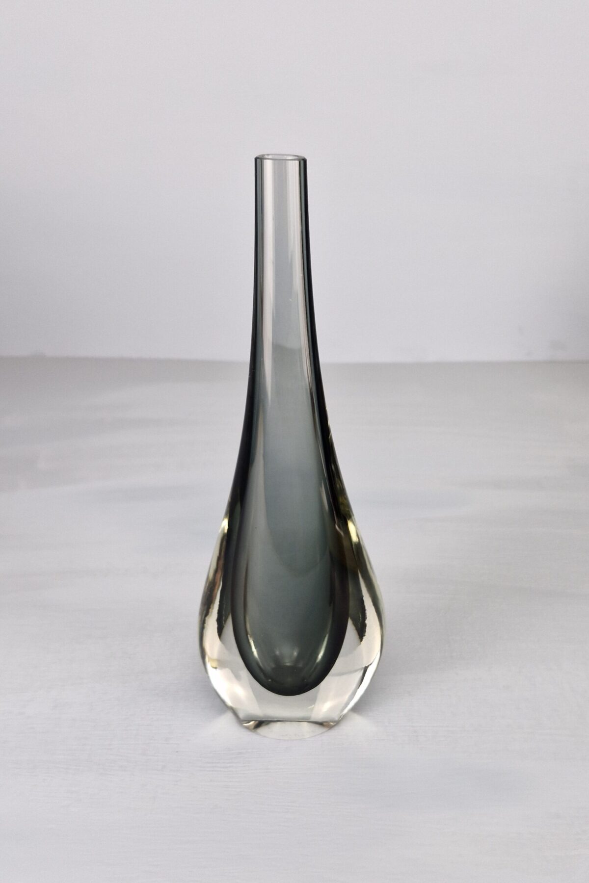 Murano Sommerso Drop Glass Vase - Image 4