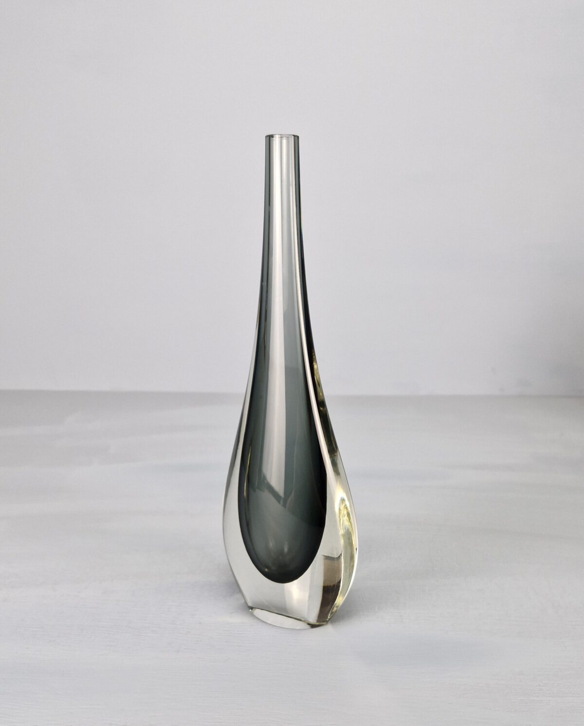 Murano Sommerso Drop Glass Vase