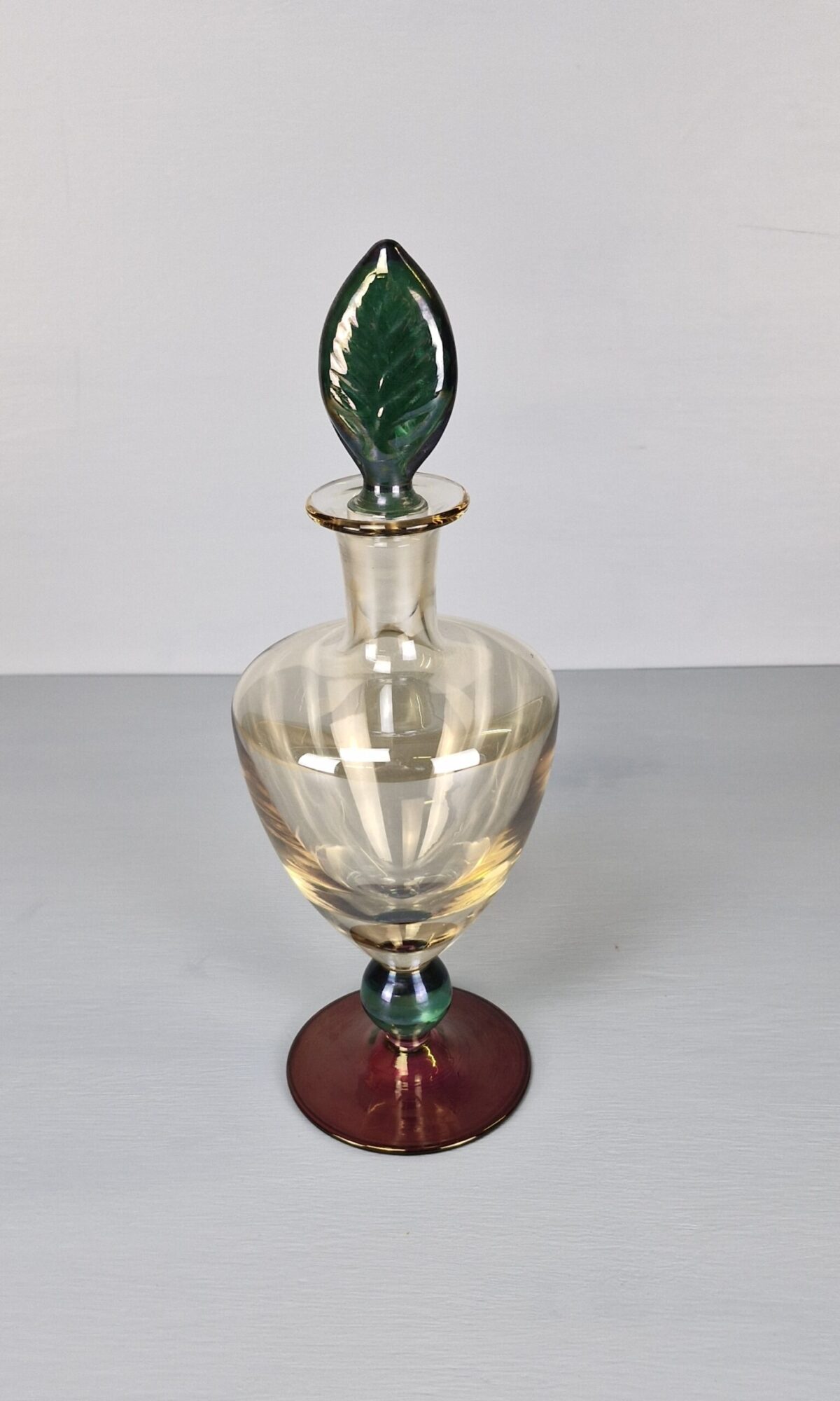 Mid Century Glass Decanter by Krosno