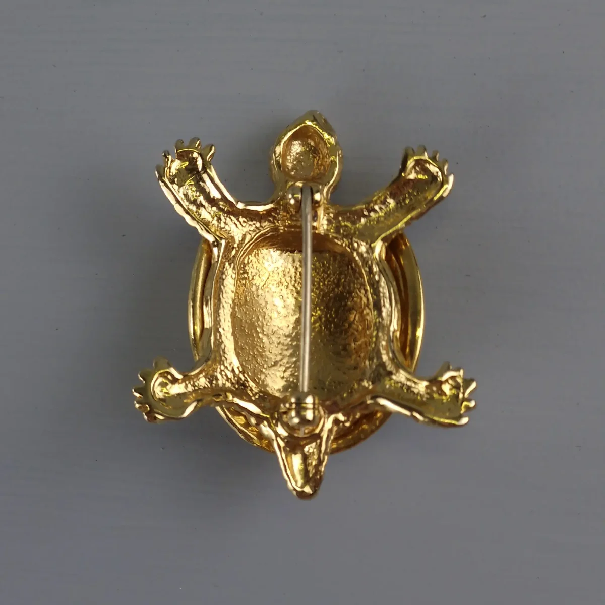 Enamel Turtle Brooch