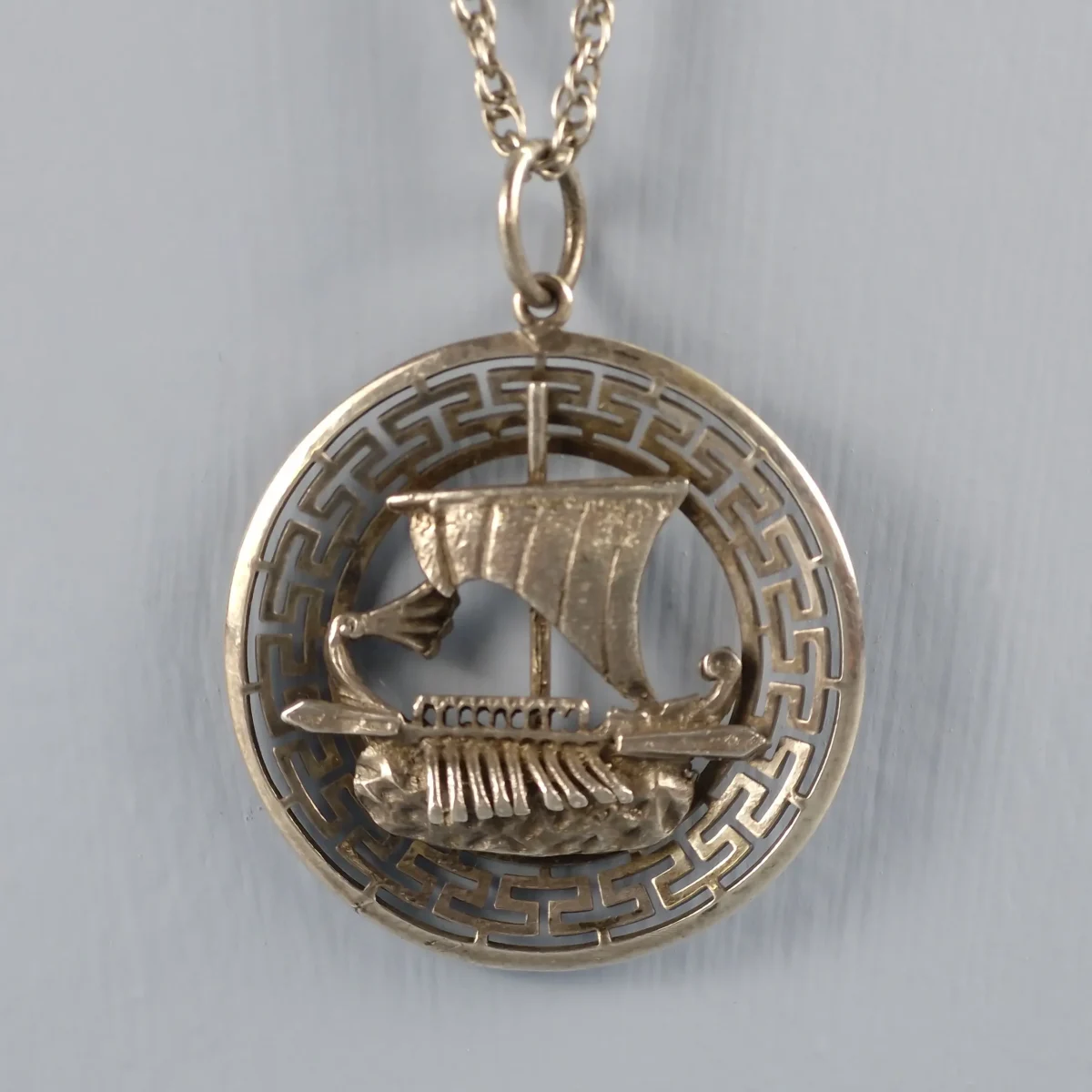 Silver Battleship Pendant - Image 3