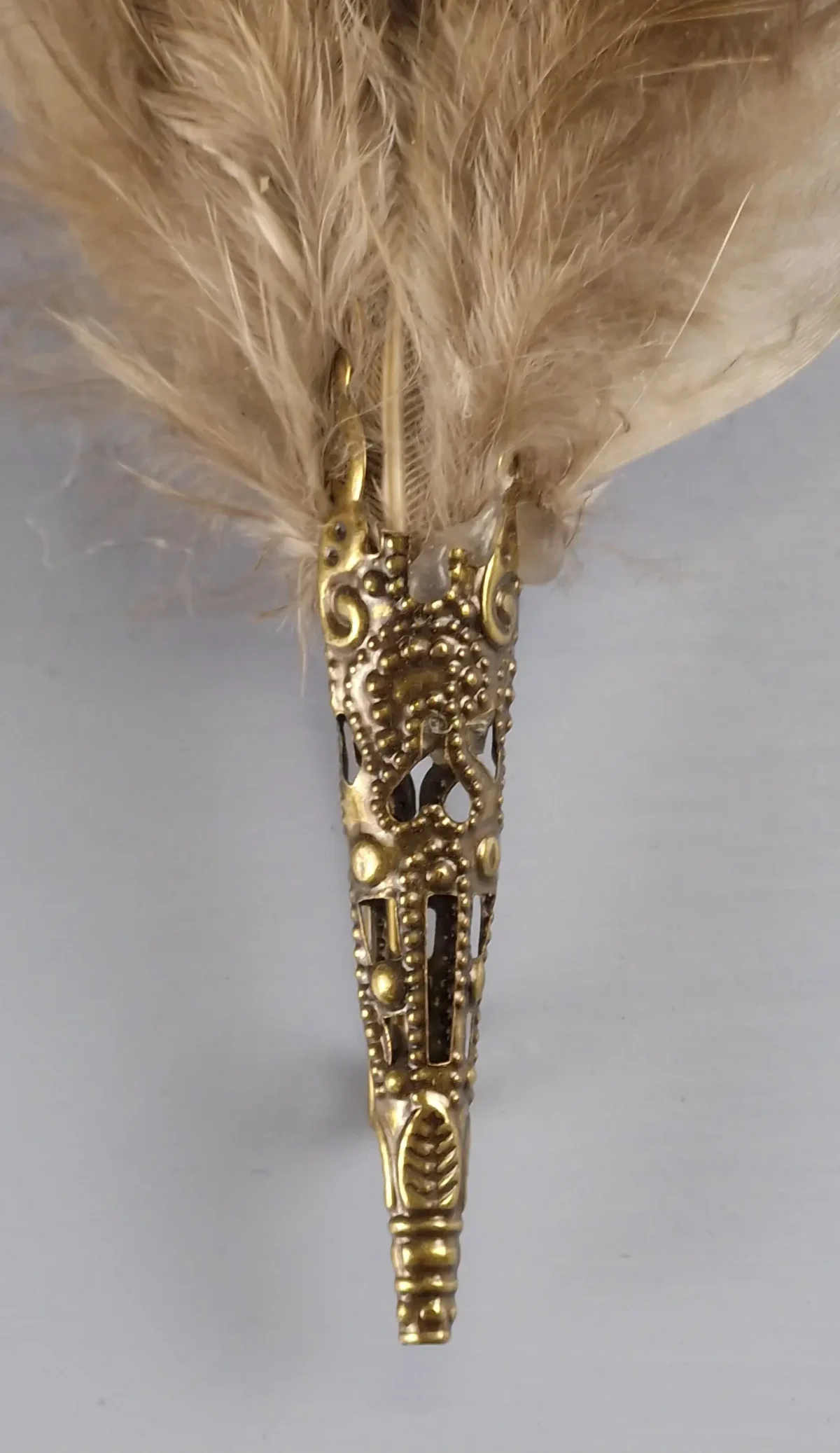 Country Feather Brooch