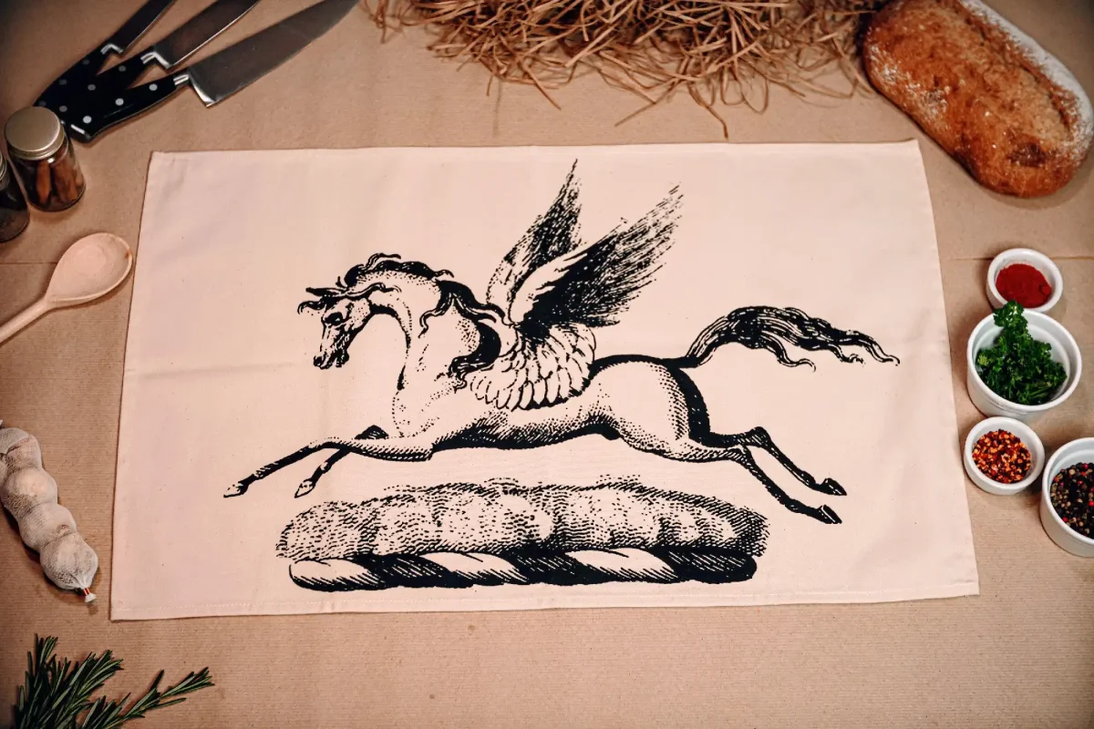 Pegasus Tea Towel