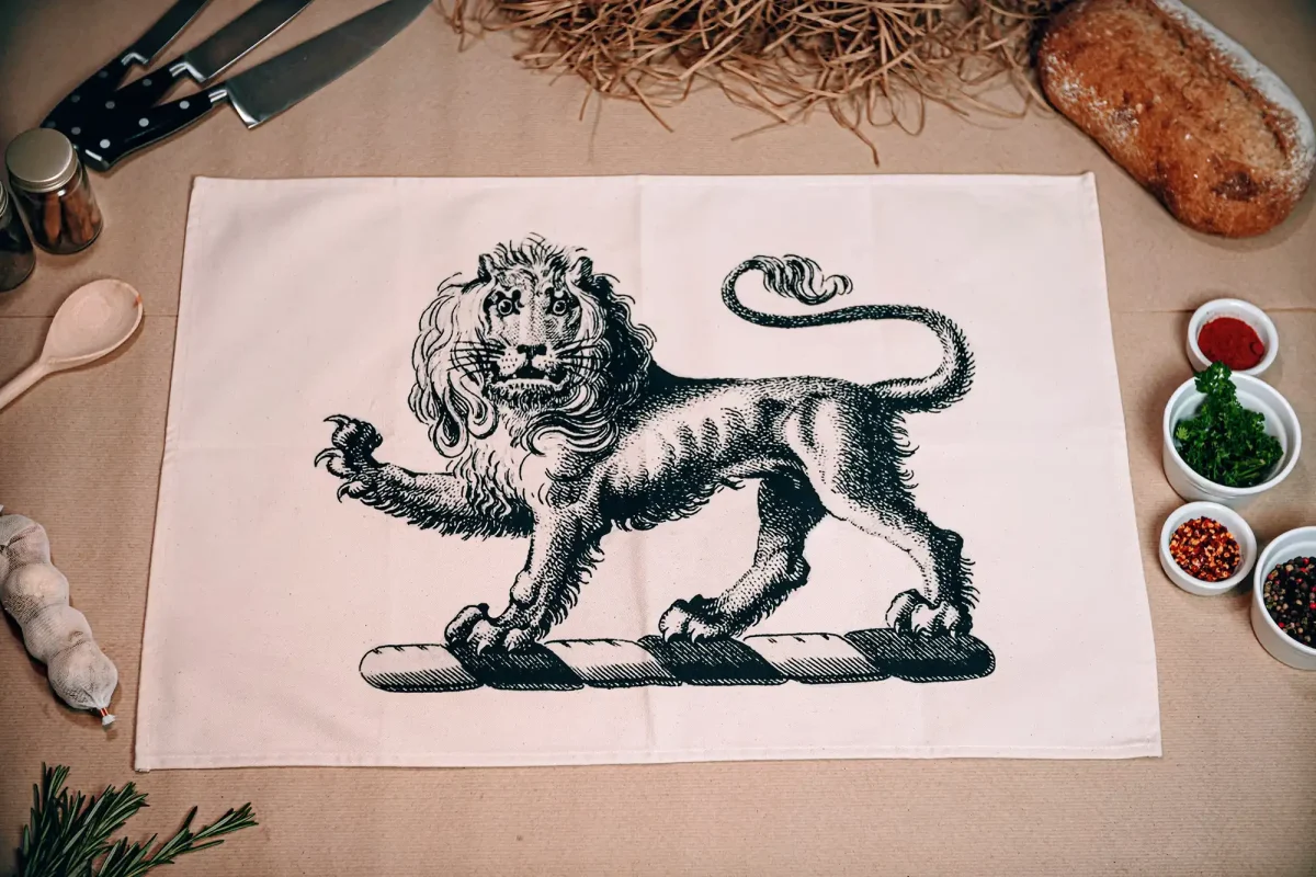 Lion Tea Towel