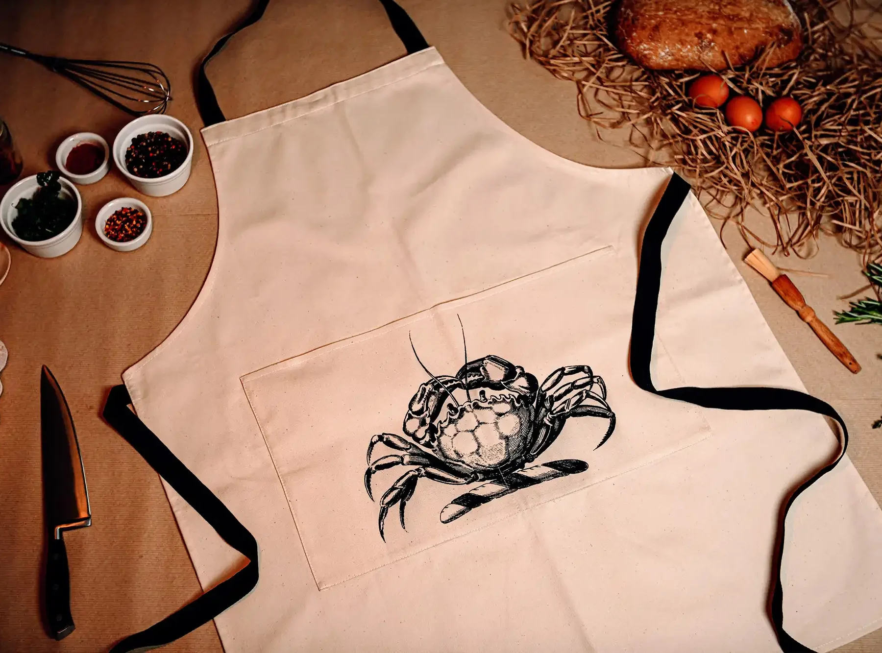 Crab Apron