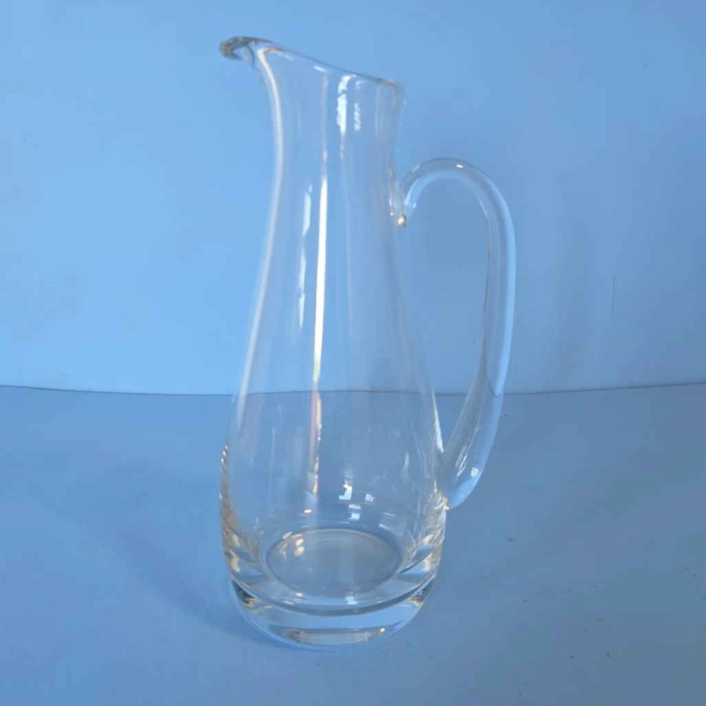 Scandinavian Clear Glass Pitcher