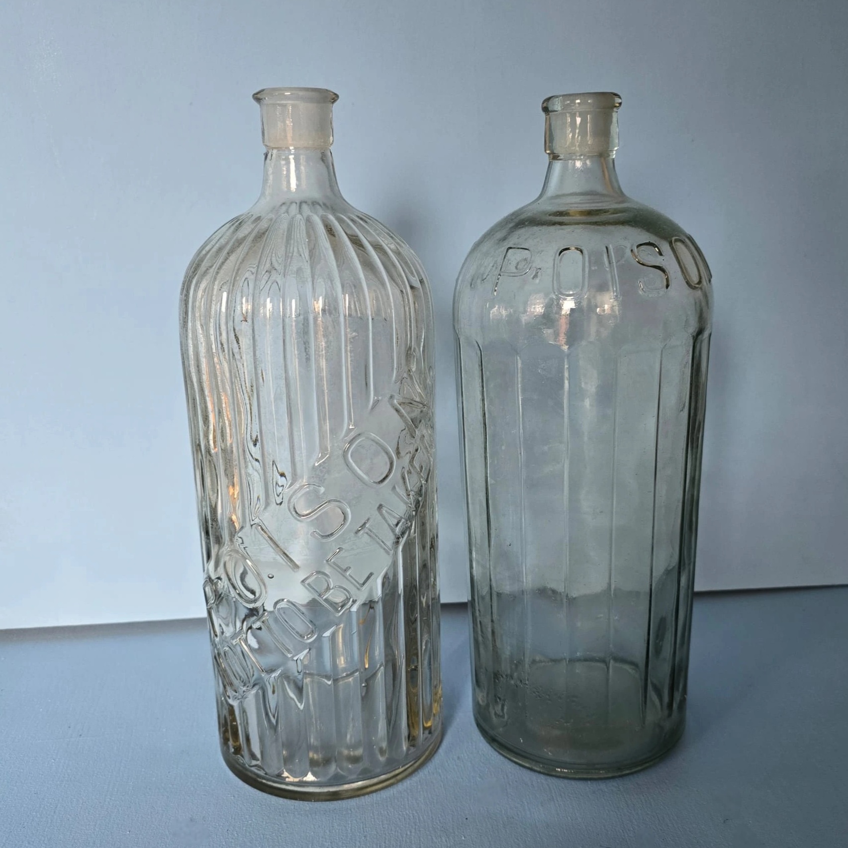 Large Apothecary Poison Bottles