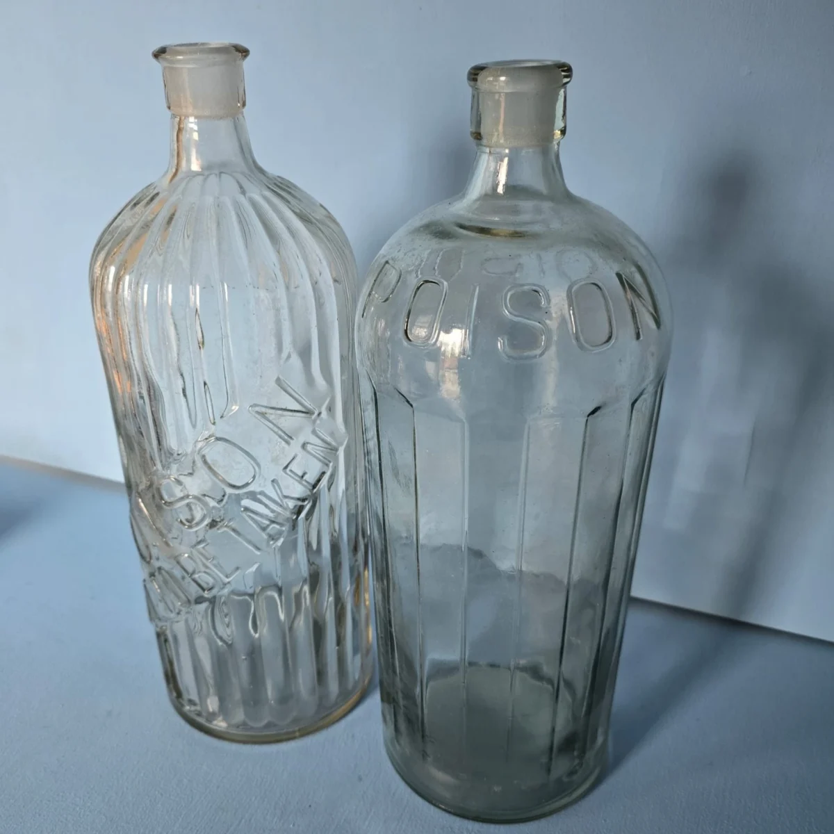 Large Apothecary Poison Bottles