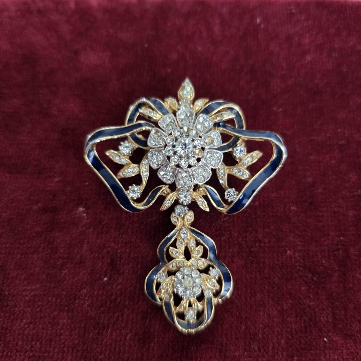 Attwood and Sawyer Vintage Brooch c 1970s - Image 2