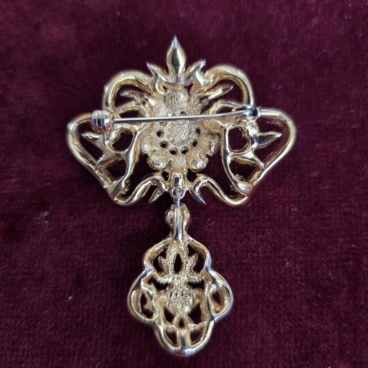 Attwood and Sawyer Vintage Brooch c 1970s - Image 3