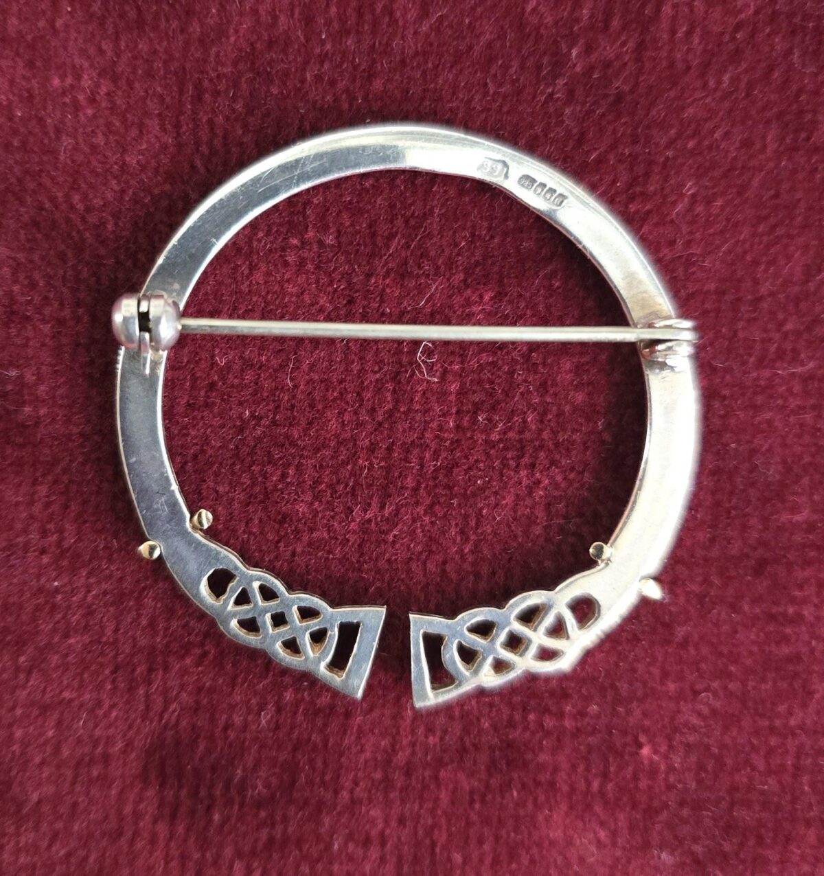 Silver Celtic Brooch Made in Shetland - Image 4